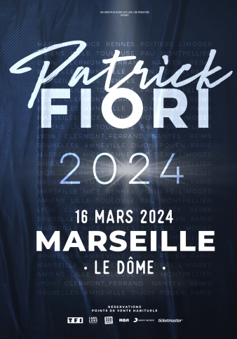 Le 16 mars 2024, le Dôme de Marseille accueillera l'un des artistes les plus emblématiques de la chanson française : Patrick Fiori. Avec sa voix puissante et émouvante, Patrick Fiori a su conquérir le cœur du public par ses mélodies envoûtantes et ses textes poétiques.