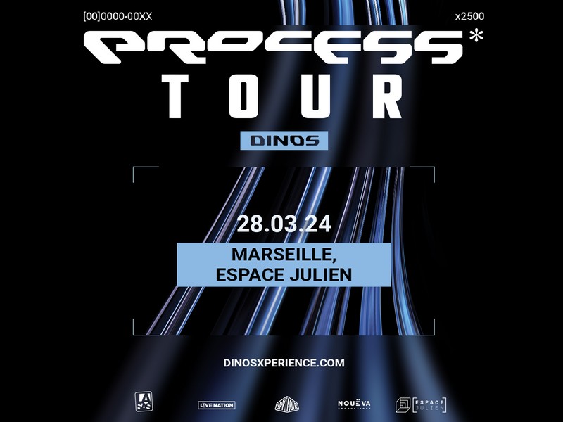 Le 28 mars 2024, l'Espace Julien de Marseille sera le théâtre d'une soirée inoubliable avec la venue de Dinos. Originaire de Paris, Dinos s'est rapidement imposé comme l'une des figures montantes du rap français grâce à son style unique et son flow percutant.
