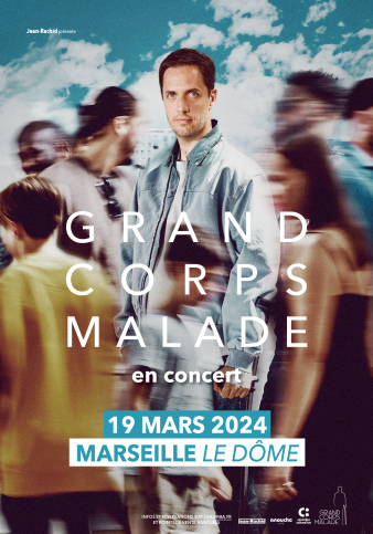 Le 19 mars 2024, le Dôme de Marseille accueillera l'artiste aux talents multiples, Grand Corps Malade. Poète, slameur et chanteur engagé, Grand Corps Malade a su conquérir le cœur du public français par sa poésie urbaine et ses textes profonds. Son style unique