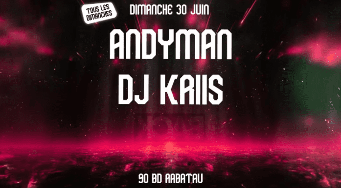 Backstage X Kriis - La Palmeraie - 30 juin 2024