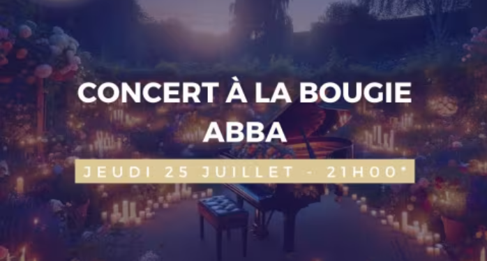 Concert A La Bougie – ABBA – Cabaret Théâtre L&rsquo;Etoile Bleu – 26 juillet 2024