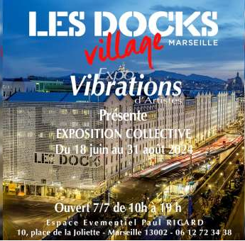 exposition collective docks 18 30 juin 2024