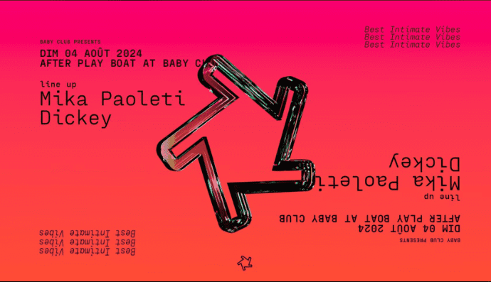 After Play Boat at Baby - Mika Paoleti + Dickey - 04 août 2024