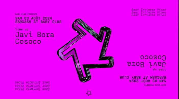 Eargasm at Baby Club - Javi Bora + Cosoco - 03 août 2024