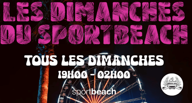 Les Dimanches du Sport Beach Marseille - 04 août 2024