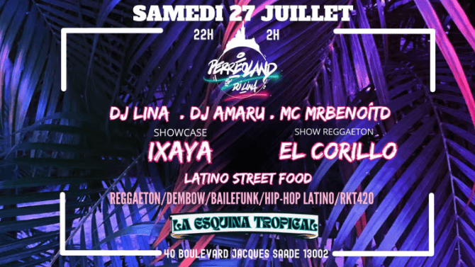 Perreoland by DJ Lina - La Esquina Tropical - 27 juillet 2024