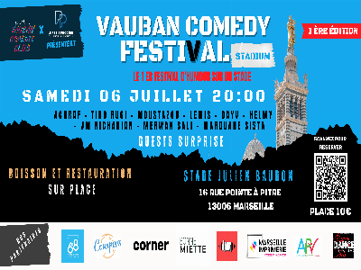 vauban comedy festival stadium 6 juillet 2024