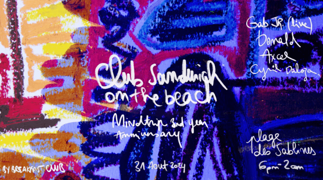 Breakfast Club Presents Club Sandwich on the Beach #2 - Les Sablines - 31 août 2024