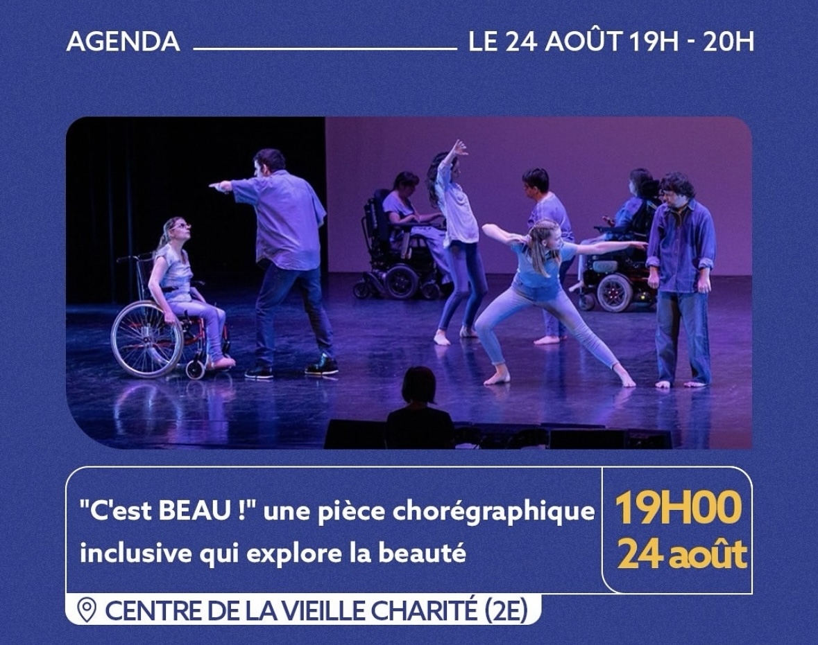 Chorégraphie "C'est Beau" - Vieille Charité - 24 août 2024
