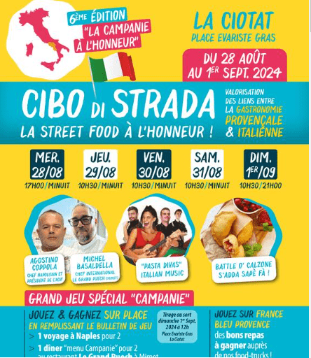 Cibo di Strada - La Ciotat - Du 28 août au 01 septembre 2024