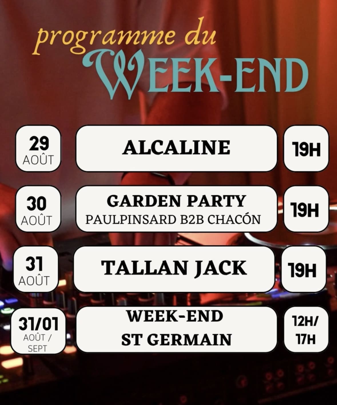 Concert Live Alcaline - Les Grandes Halles du Vieux Port - 29 août 2024