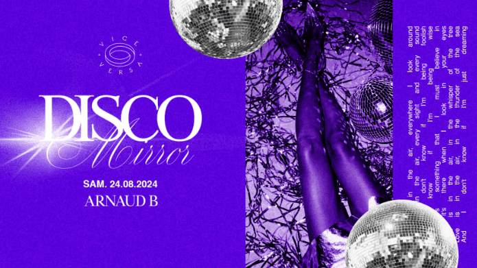 Disco Mirror - Arnaud B - Le Vice Versa - 24 août 2024