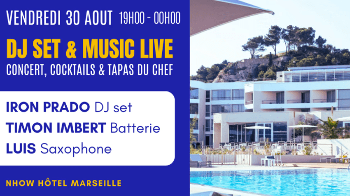 Nhow Sunset - DJ Set au Bord de la Piscine Edition2 - 30 août 2024