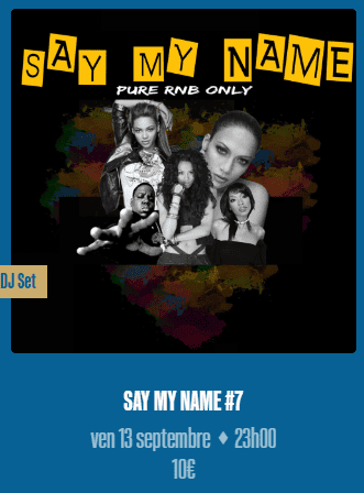 Say my Name #7 - Le Makeda - 13 septembre 2024