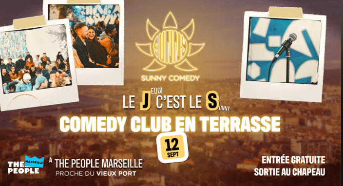 Sunny Comedy Club en Terrasse - The People - 12 septembre 2024