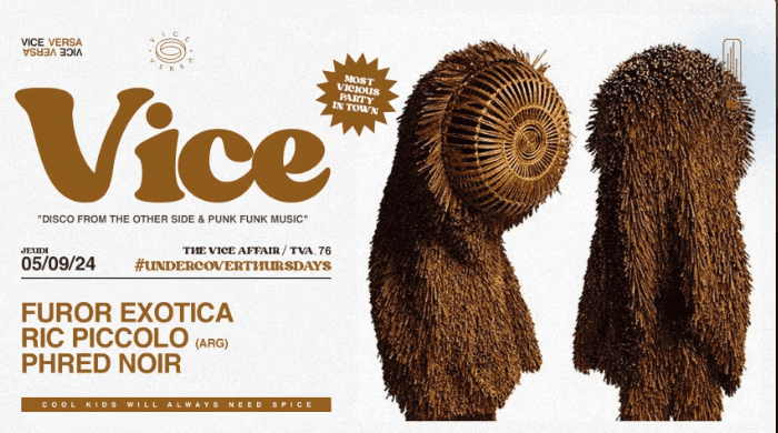 Vice - Furor Exotica - Ric Piccolo - Phred Noir - 05 septembre 2024