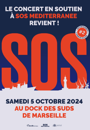 Concert en Soutien à SOS Méditérranée #2 - Docks des Suds - 05 octobre 2024