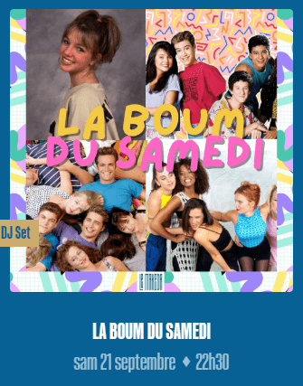 La Boum du Samedi - Le Makeda - 21 septembre 2024