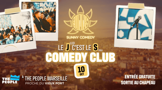Sunny Comedy Club - The People - Marseille - 10 octobre 2024