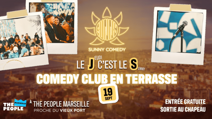 Sunny Comedy Club - The People - Marseille - 19 septembre 2024
