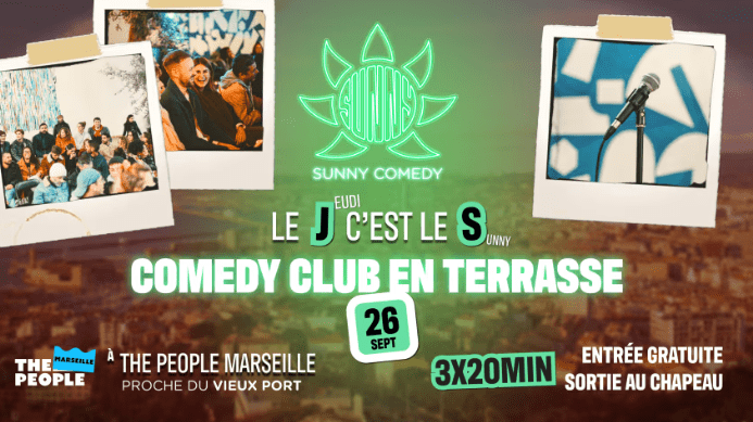 Sunny Comedy Club - The People - Marseille - 26 septembre 2024