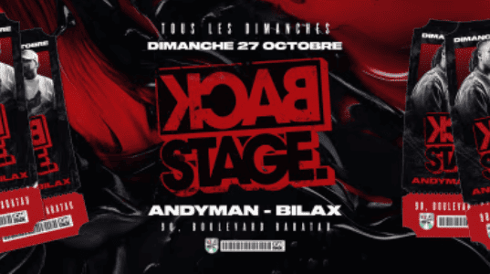 Backstage X Bilax - Le Bazar - Marseille - 27 octobre 2024