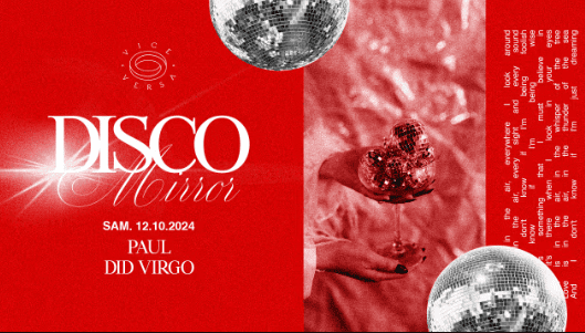 Disco Mirror - Paul & Did Virgo - Le Vice Versa - 12 octobre 2024
