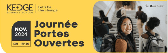 Journée Portes Ouvertes - Kedge Business School - 16 novembre 2024
