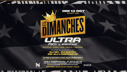 Les Dimanches de l'Ultra - Ultra Club - 13 octobre 2024