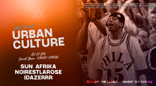 Urban Culture - Sun Afrika - Noirestlarose - Idazerrr - Le Vice Versa - 01 novembre 2024