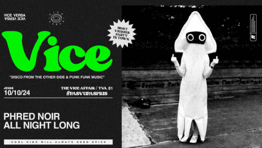 Vice - Phred Noir (All Night Long) - Le Vice Versa - 10 octobre 2024