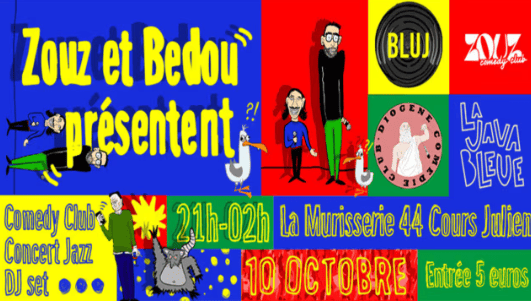 Zouz & Diogène Comedy Club X La Murisserie - 10 octobre 2024