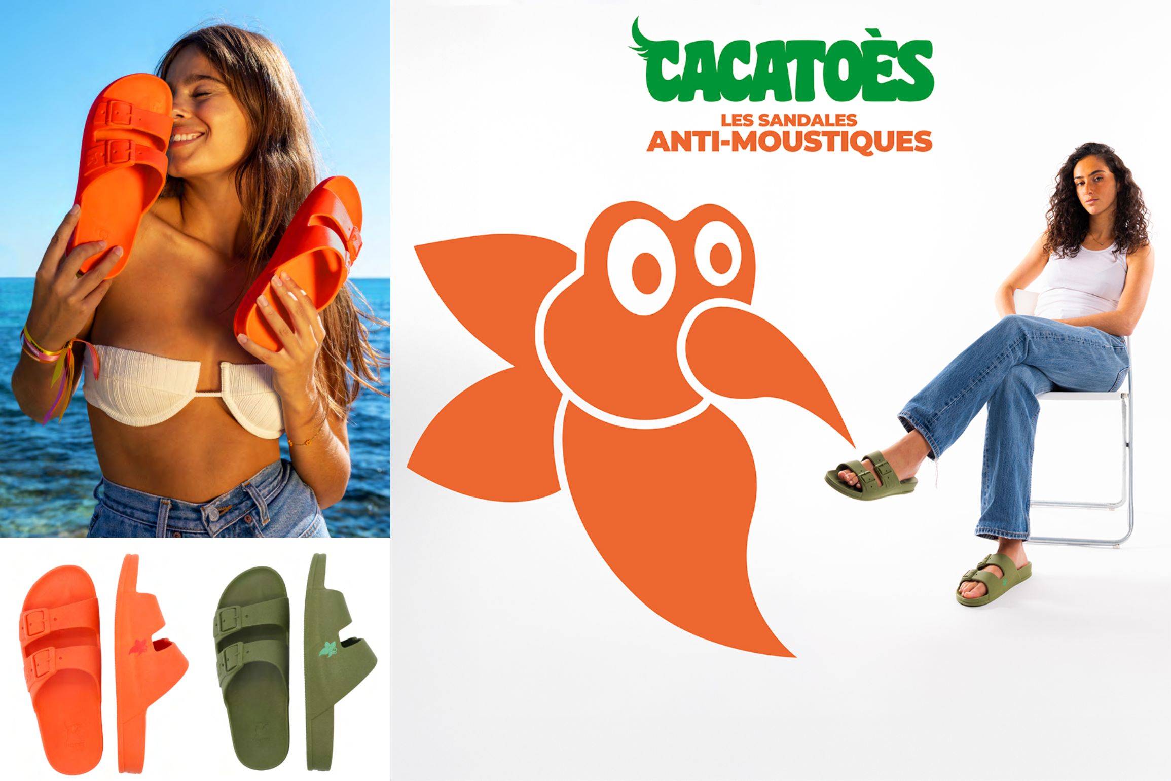 sandale anti moustique cacatoes mosquitoes