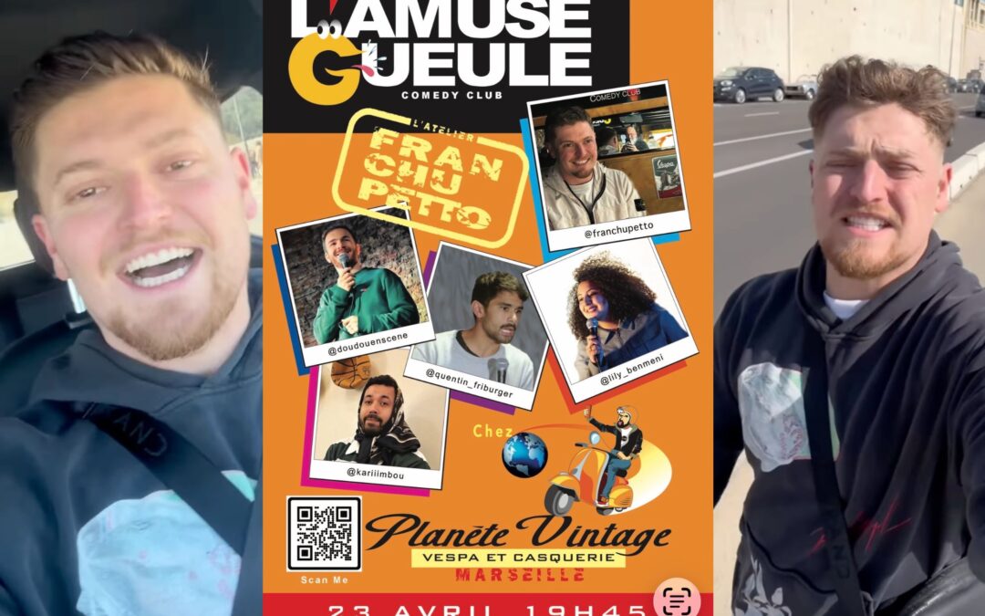 L&rsquo;Atelier de Franchupetto revient le 23 Avril à Marseille : Une soirée stand-up comme on les aime