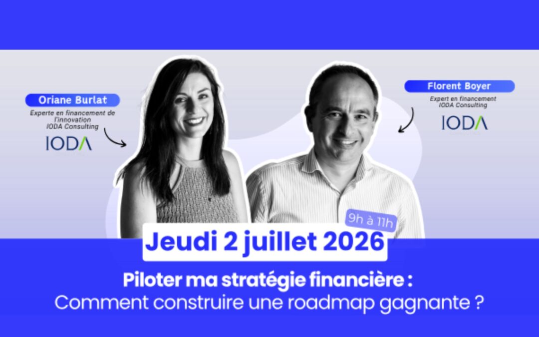 atelier pilotage strategie financiere roadmap gagnante oriane burlat florent boyer ioda consulting marseille innovation