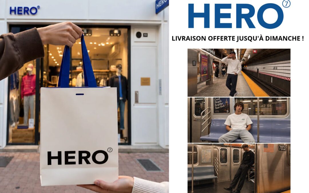 HERO SEVEN : La marque marseillaise offre la livraison jusqu’au 25 Octobre !