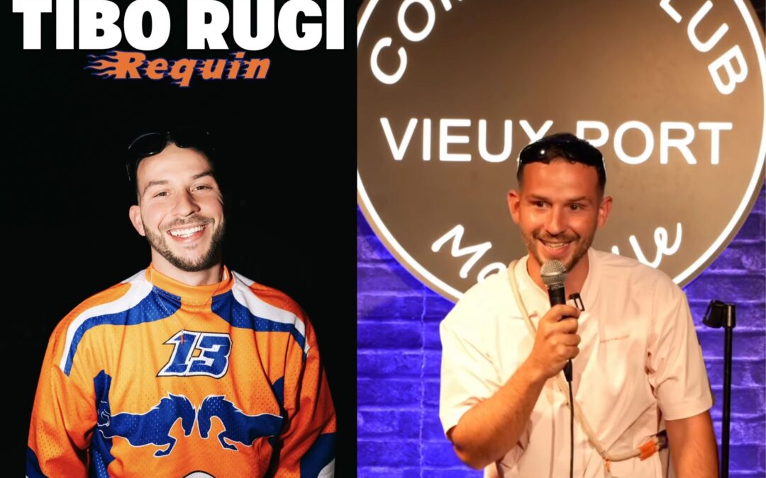 Tibo Rugi dans « Requin » à Marseille : L’humoriste marseillais qui a quitté les coulisses du rap pour monter sur scène